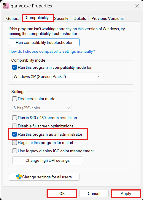 run as administrator